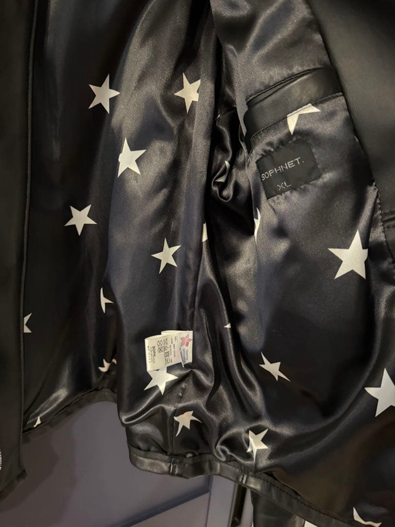 美品希少サイズ SOPHNET x Schott シープスキンライダース