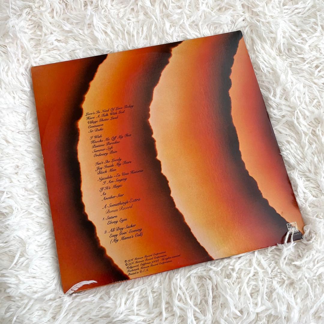 Stevie Wonder 名盤 2LP＋EP付Songs In The Key