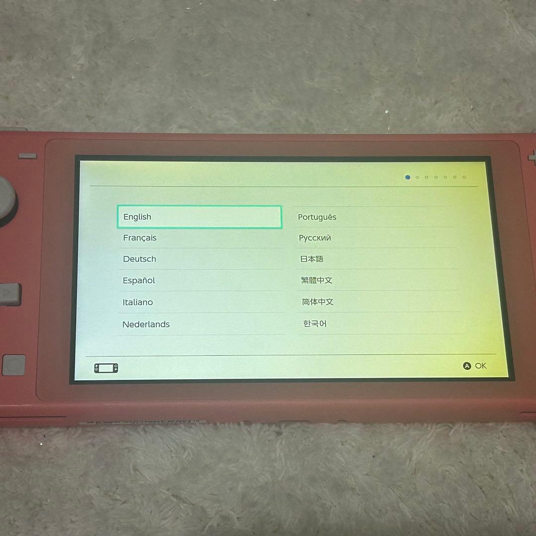 【画面焼け】Nintendo Switch Lite コーラル