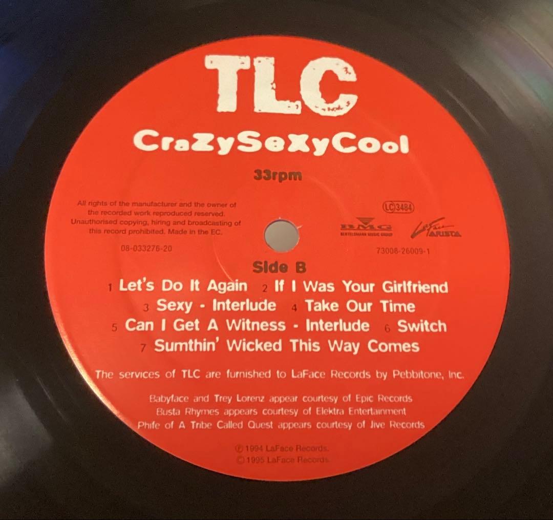 (USED)TLC CrazySexyCool オリジナル盤LP R&B名盤