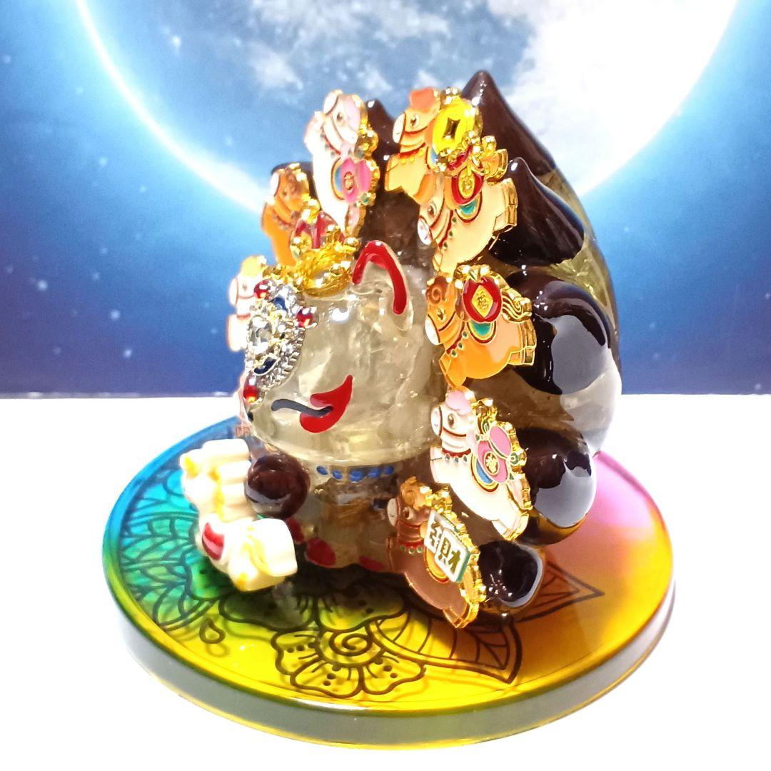 九尾の狐✨⭐️オルゴナイト⭐️✨幸運を呼び寄せたい・悪い運気を断ち切る