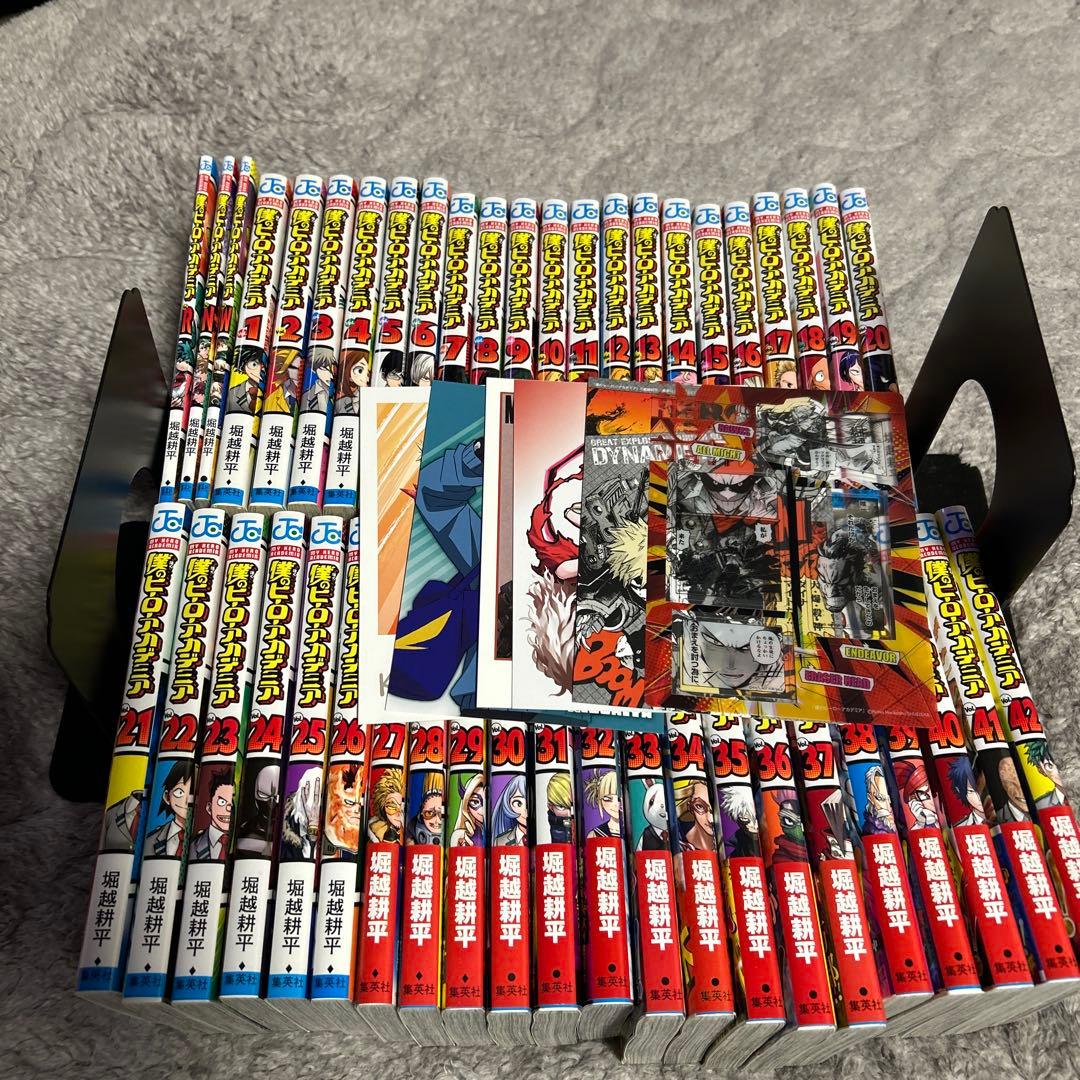 僕のヒーローアカデミア 1〜42巻➕特典9個
