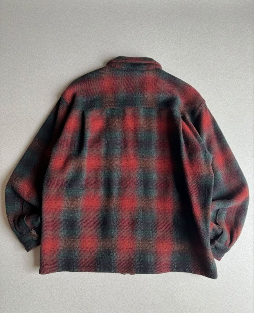 90s usa製 woolrich check wool jacket