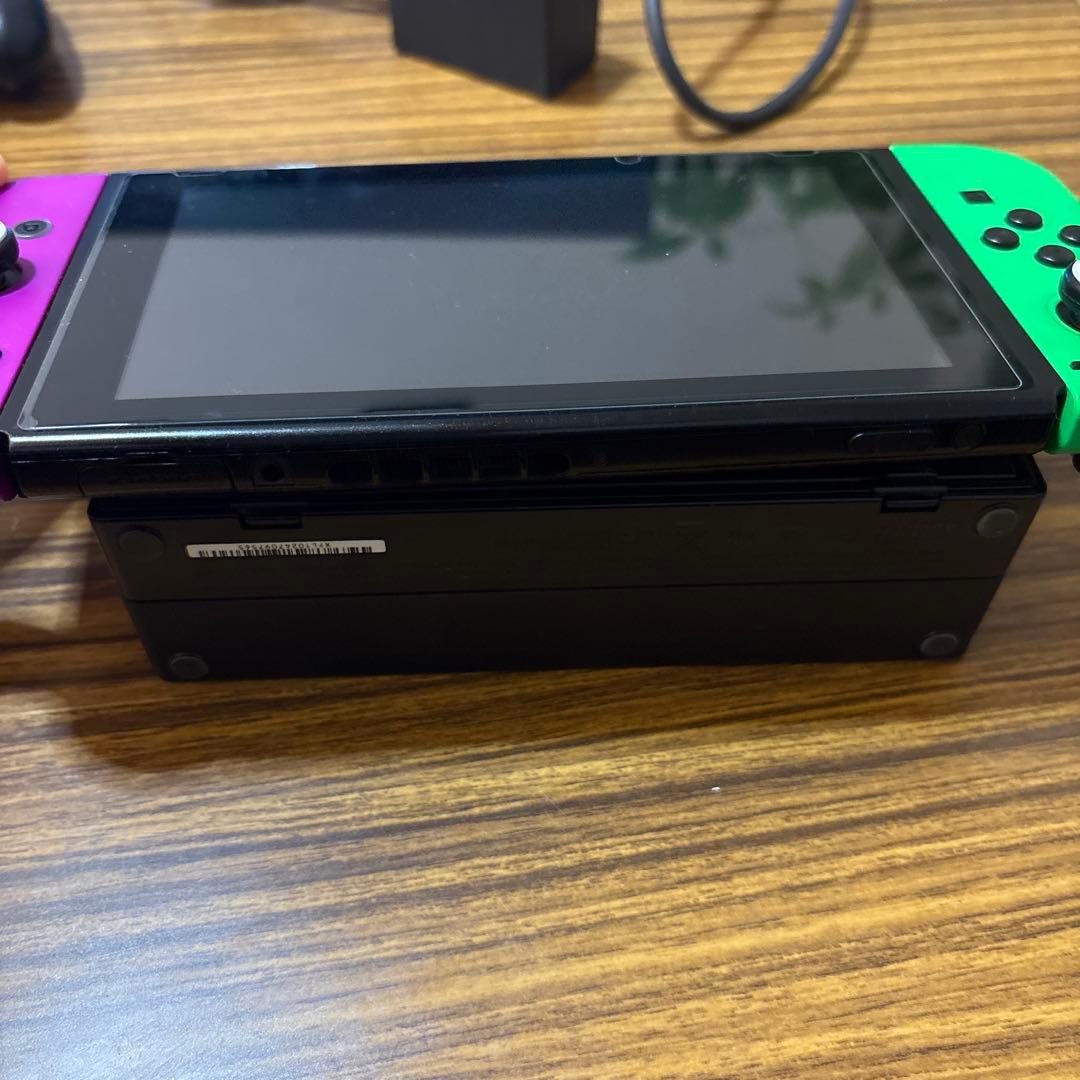 Nintendo Switch 本体 ジョイコン アダプター SDカード付き