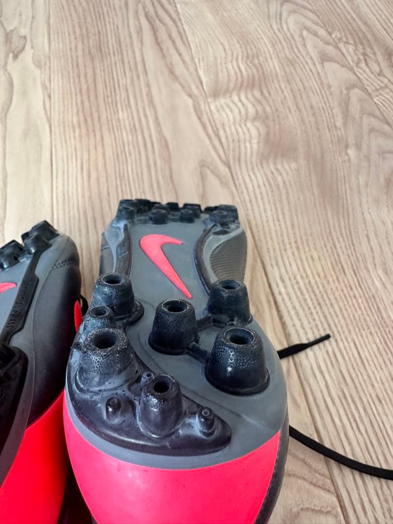 シューズ NIKE T90 SHOOT IV AG - GREY/RED/BLACK
