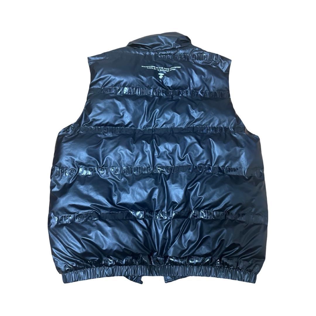ブラック ダウンベスト　Aape Mサイズ