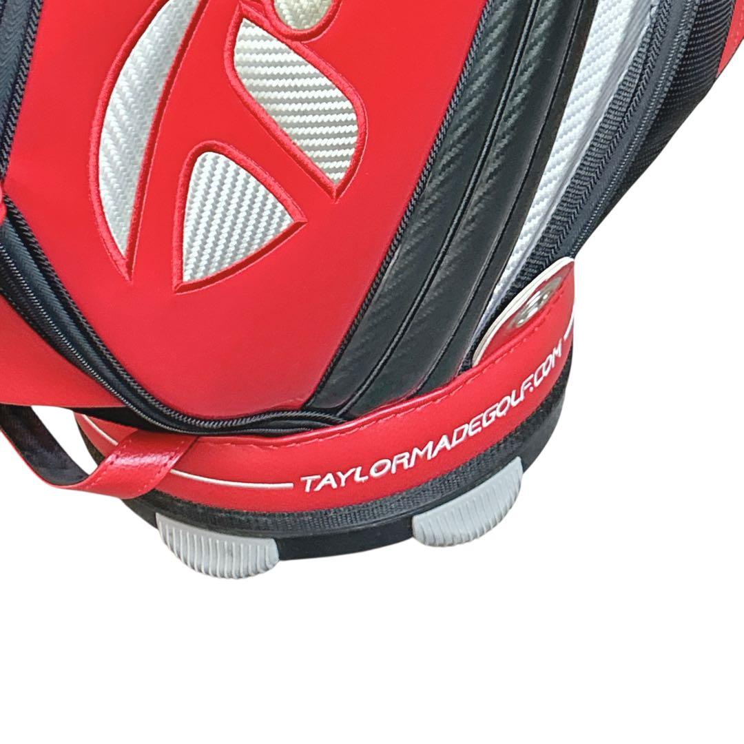 TaylorMade キャディバッグ ゴルフバッグ ツアー 赤 メンズ ゴルフ