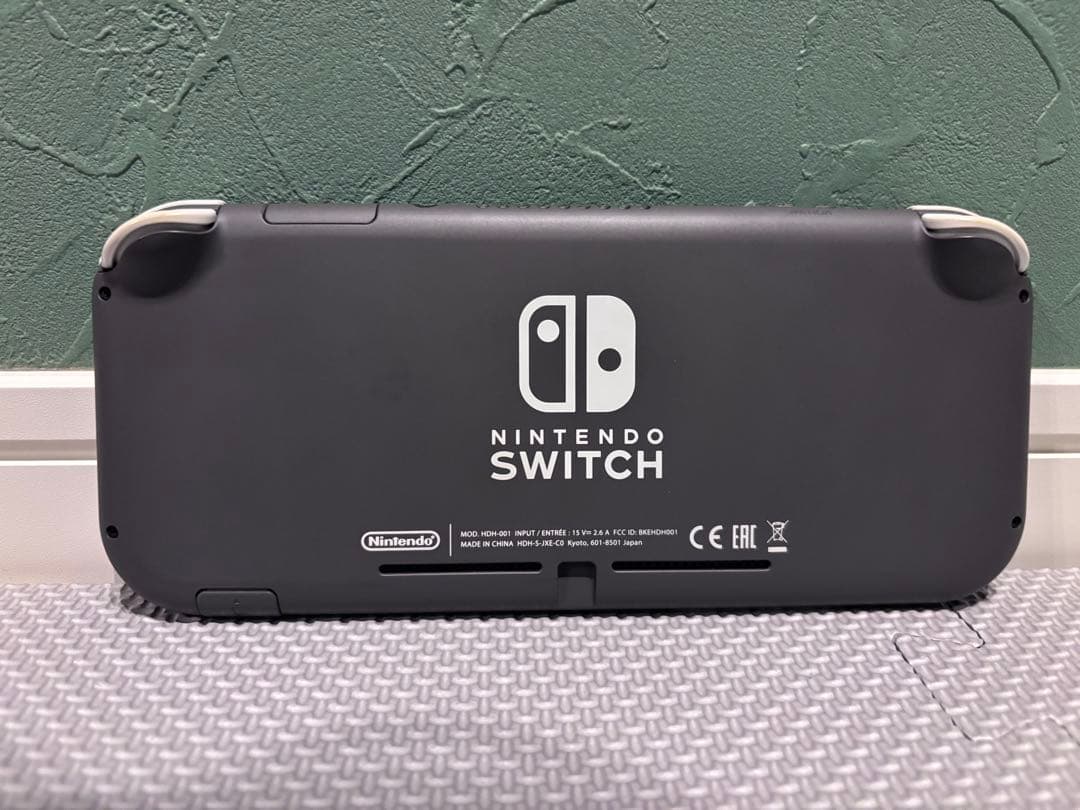 Nintendo Switch Lite グレー　画面保護フィルム付き