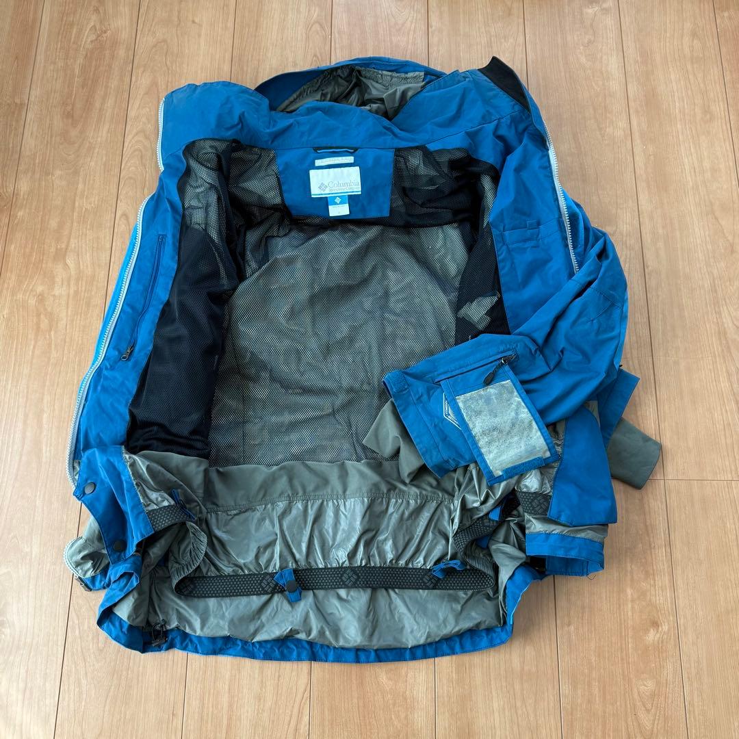 Columbia 青色 レインスーツ(上下セット)