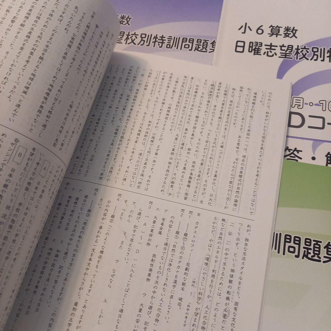 本日のみ、合格値下げ❕❕【最新版】ほぼ無記入☆　浜学園　入試直前特訓　4科セット