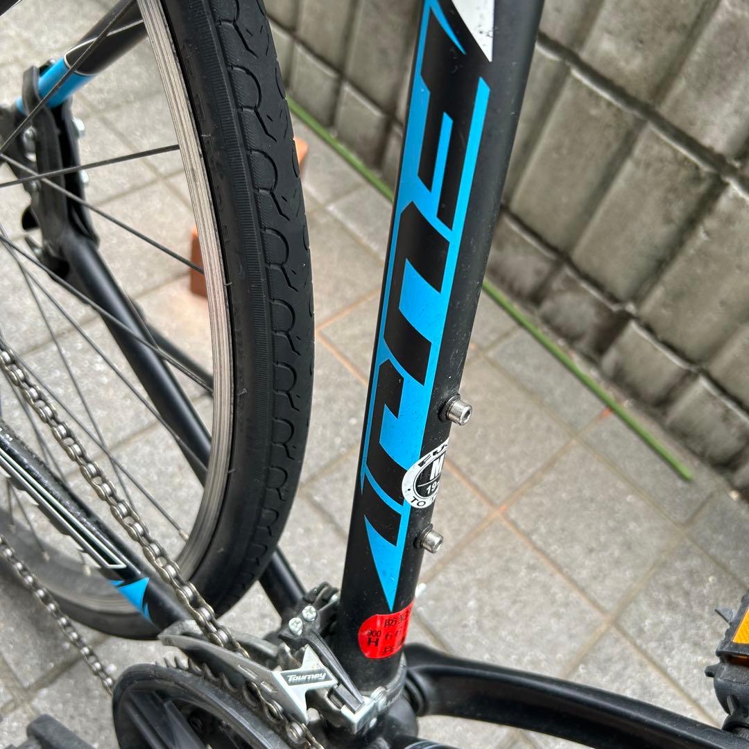 引き取り限定　FUJI SPARROW クロスバイク　ブルー