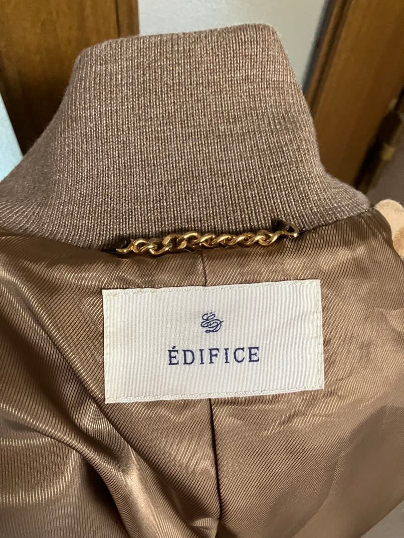 EDIFICE スエードブルゾン