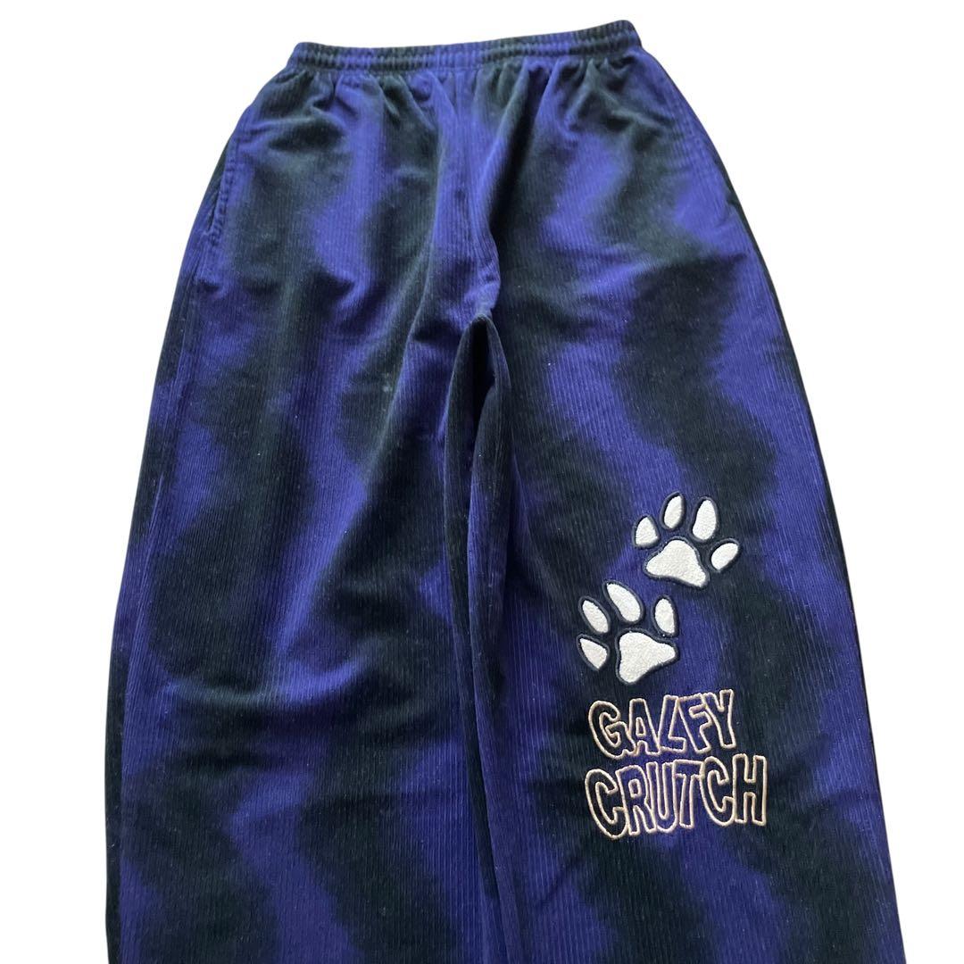 美品90s GALFY コーデュロイセットアップ上下 オンブレチェック B系