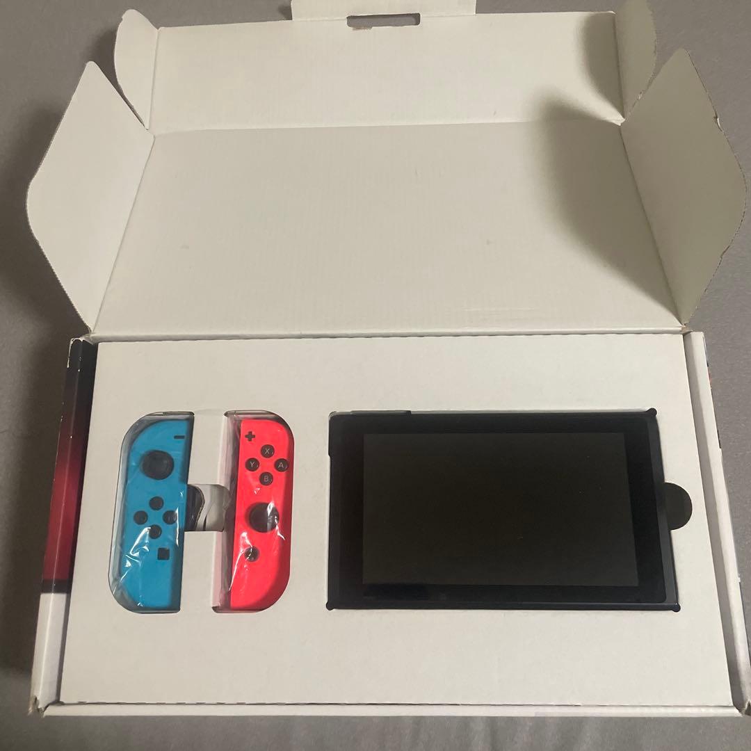 【美品】‼️即日発送可能‼️Switch ネオンブルー/レッド本体旧モデル欠品無し