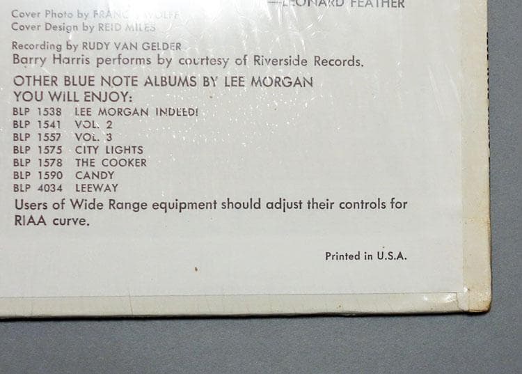Lee Morgan / The Sidewinder【US盤】