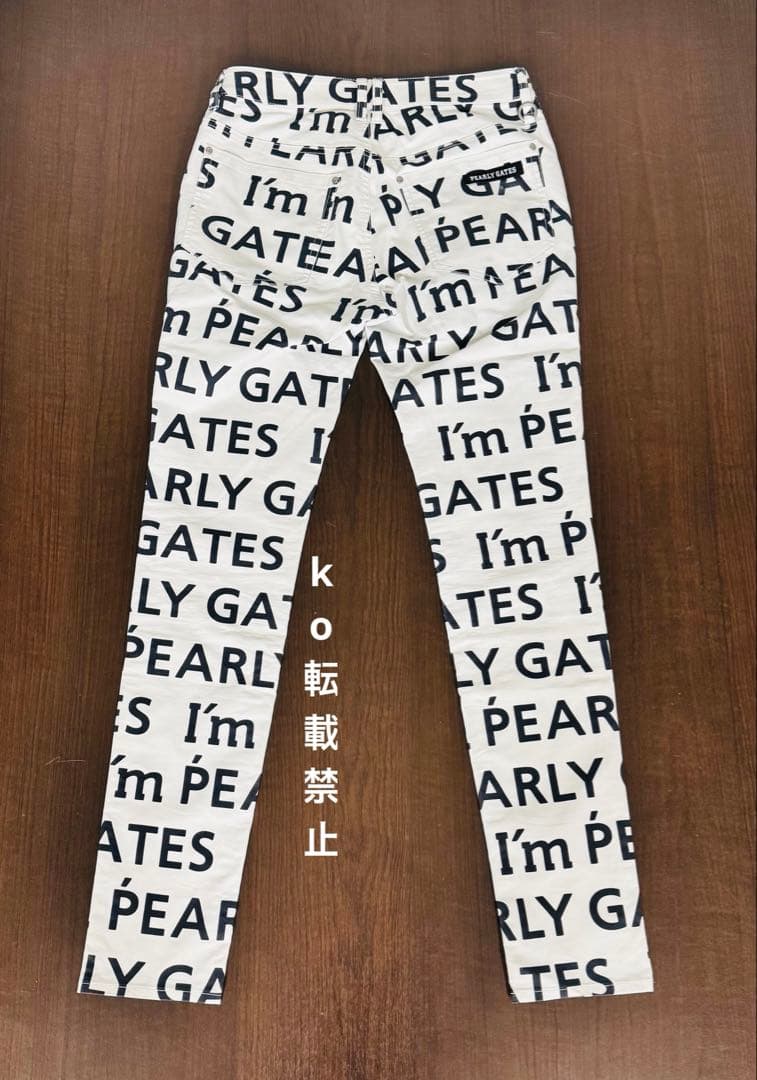 【美品】PEARLY GATES パーリーゲイツ 総柄 ゴルフパンツ サイズ 1