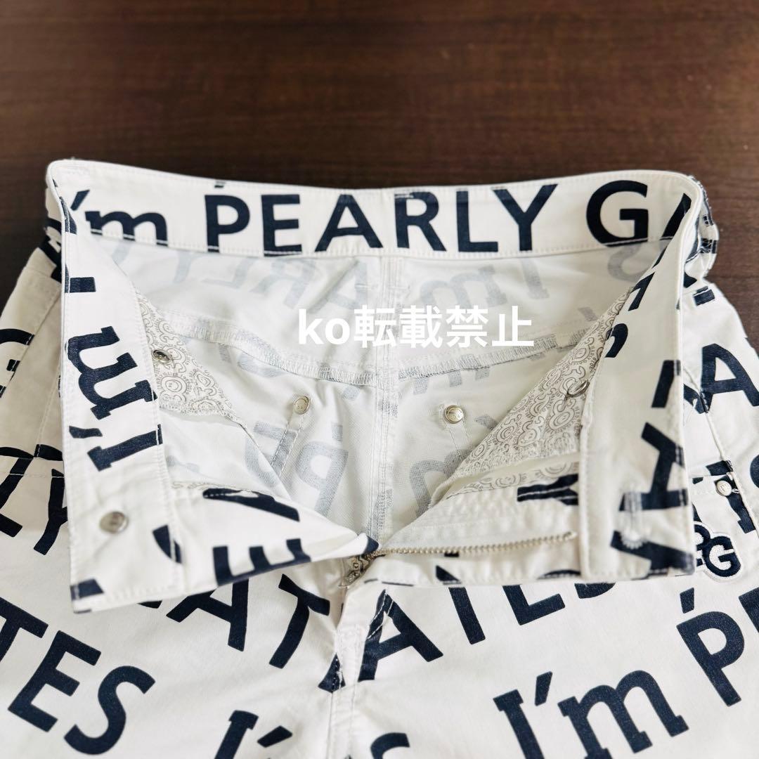 【美品】PEARLY GATES パーリーゲイツ 総柄 ゴルフパンツ サイズ 1