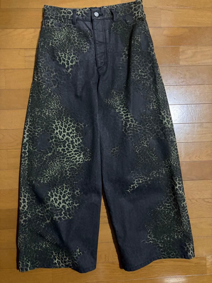 パンツ TAAKK MIX TURE DENIM WIDE 5-POCKET
