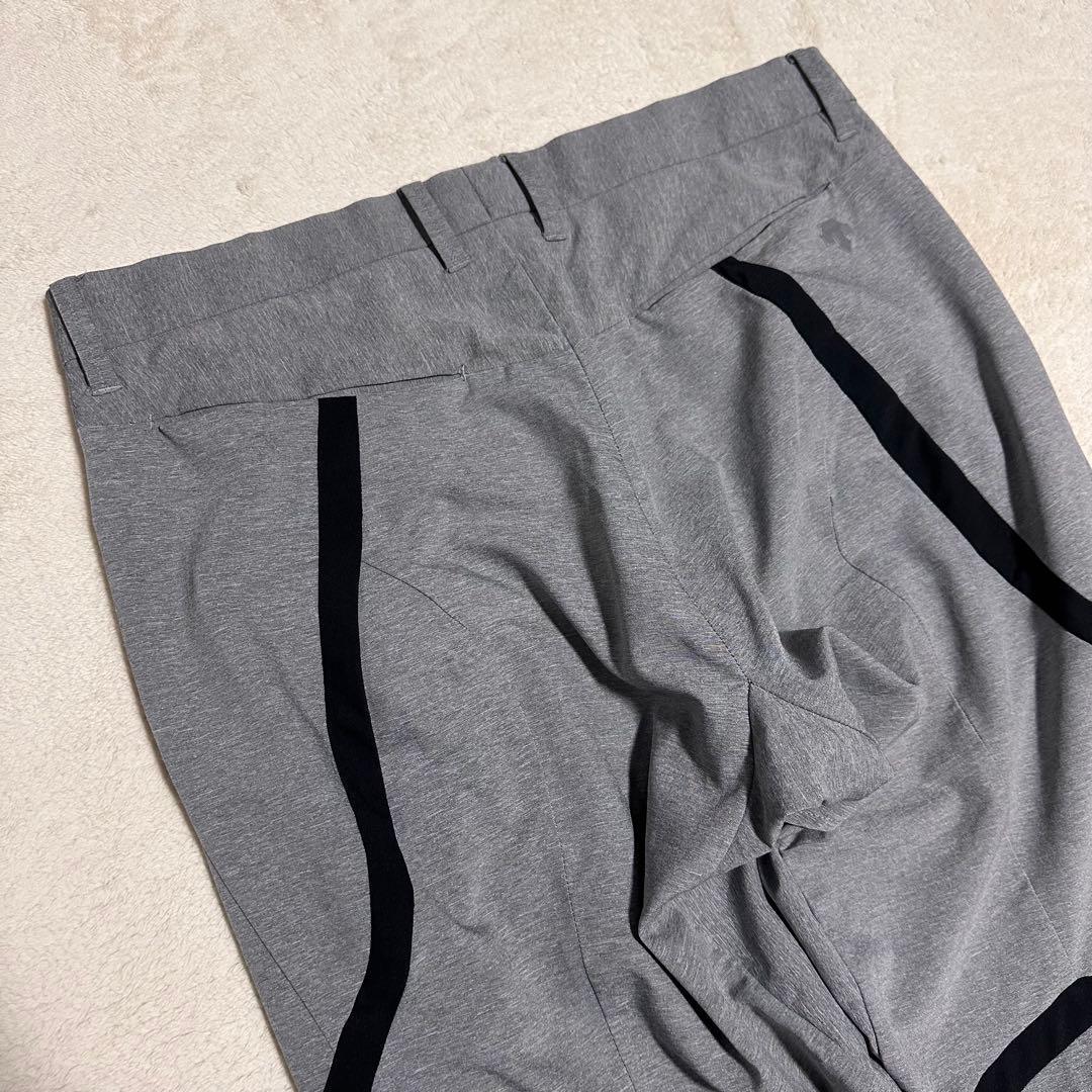 DESCENTE ゴルフ ストレッチパンツ メンズ L グレー 人気 デサント