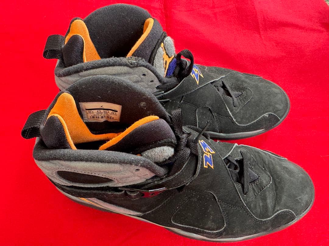 Air Jordan 8 ブラック/オレンジ シューズ