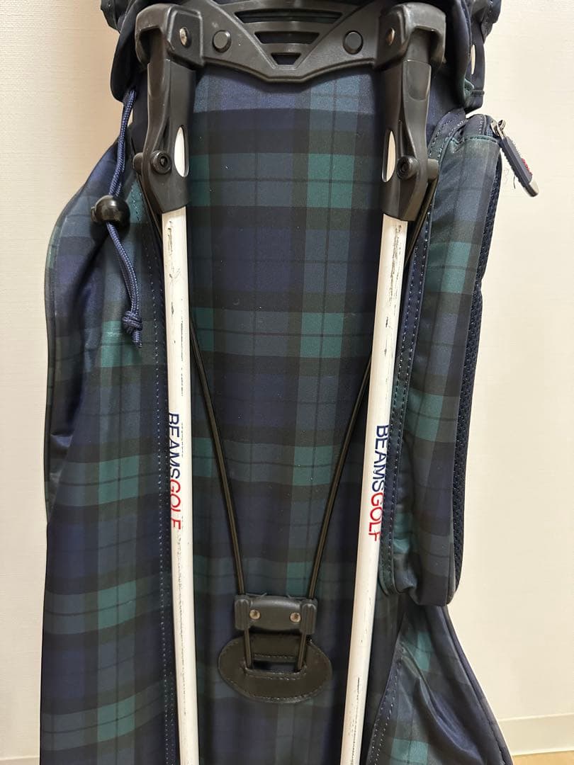 「セール」BEAMS GOLF ブラックウォッチ スタンド キャディバッグ