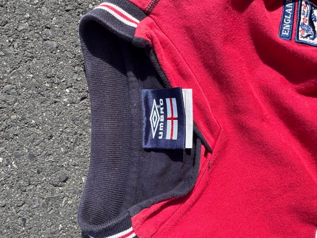 UMBRO 02-03 イングランド代表 アウェイ 長袖 ユニフォーム L