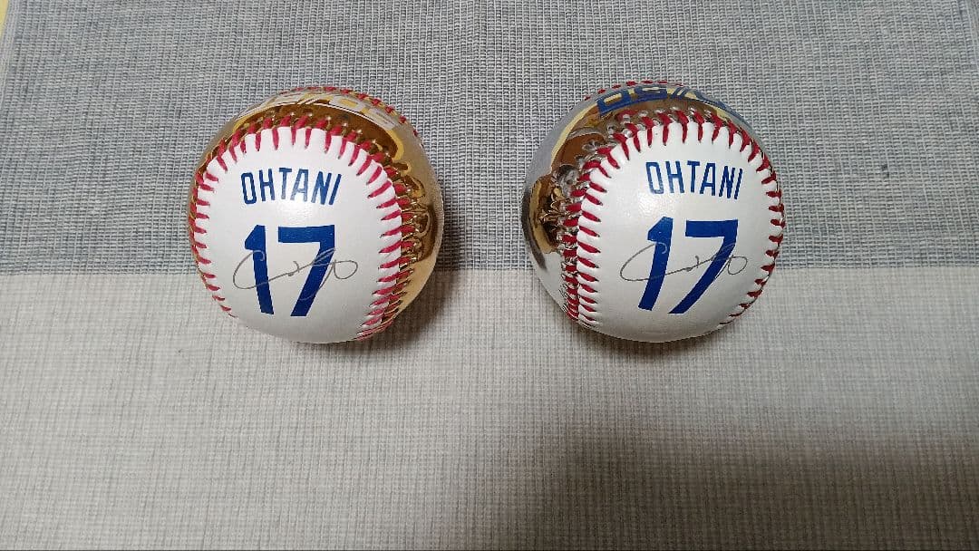 ＃【ドジャース大谷：５０/５０達成記念 金・銀/記念ボール】