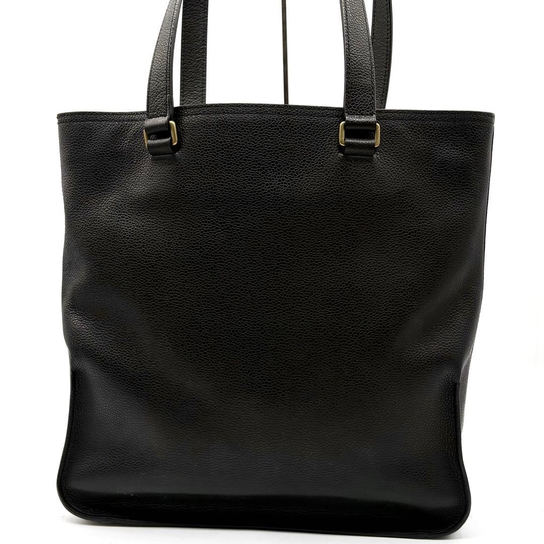 【美品】ガンゾ トートバッグ GD 縦型 レザー ブラック