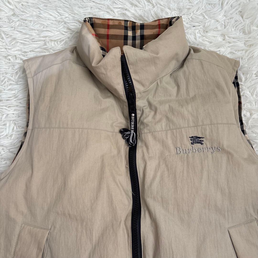 ジャケット・アウター Burberry DOWN Reversible Nova Check Vest