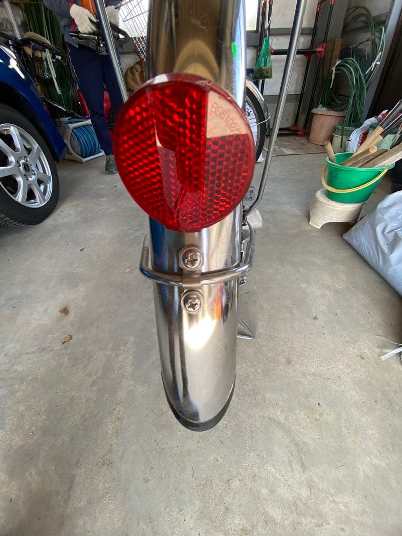 シティサイクル ブラック 前カゴ付き　27インチ