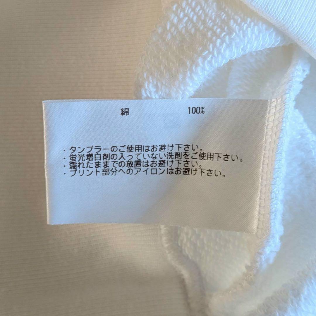 新品　定価19,800円IENA 別注　白 М 日本製 レディース　スウェット