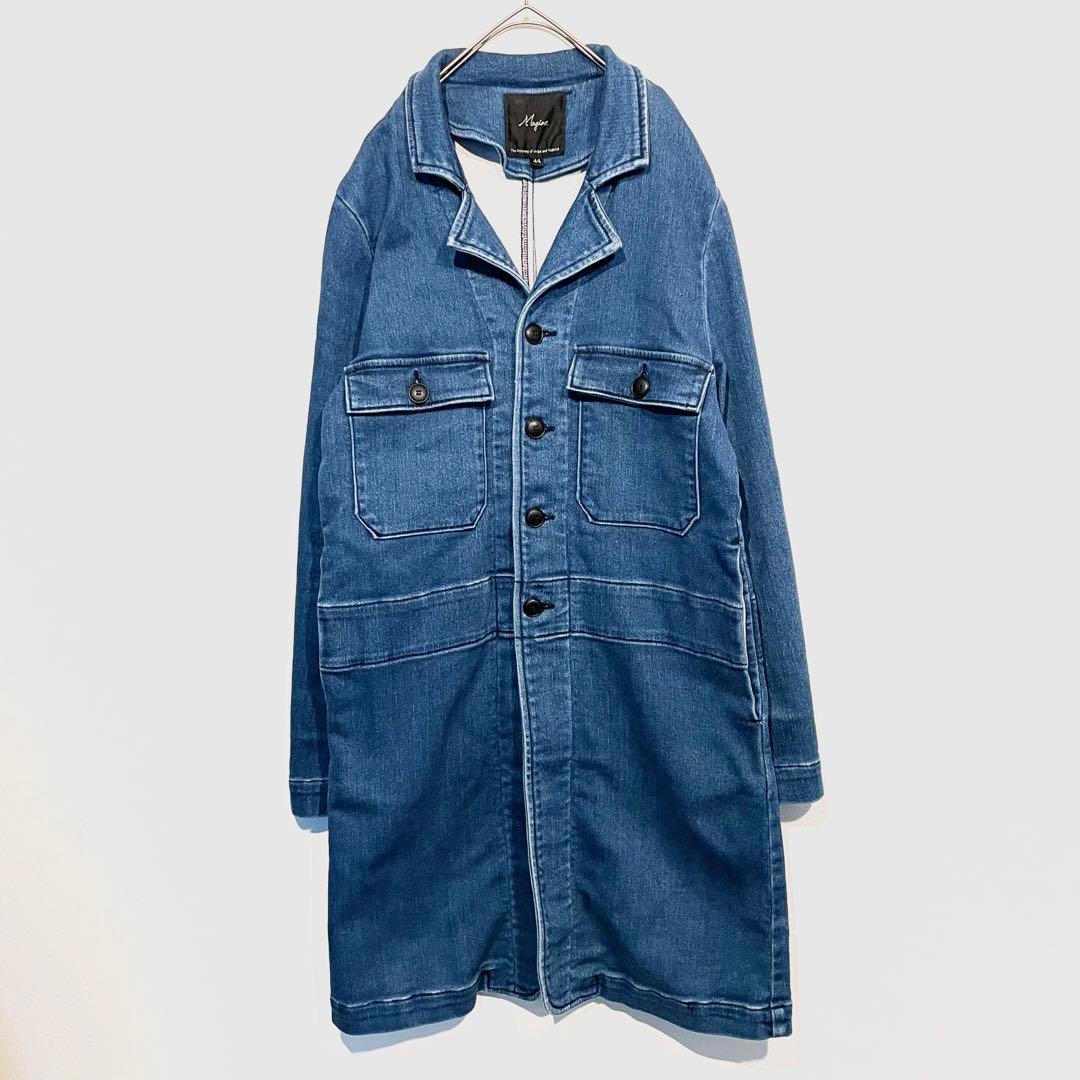 定価29700円 マージン ニットデニムショップコート S