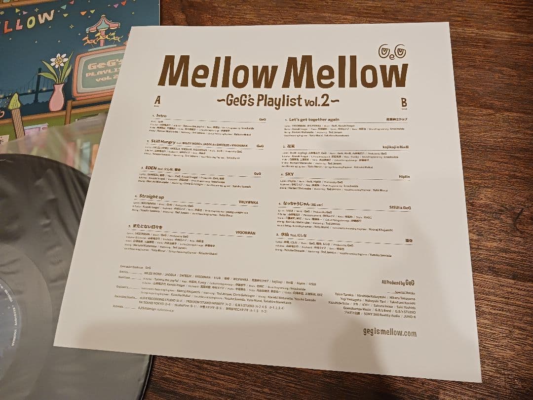 GeG / Mellow Mellow 2《レコード》日本語ラップ