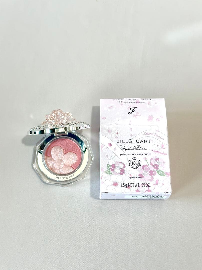 【セット】JILLSTUART クリスタルブルー厶 ペタルクチュールアイズデュオ