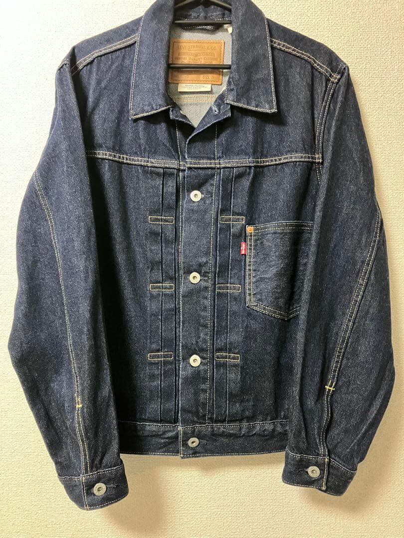 Levi's TYPE 1 TRUCKER Indigo セルビッジ Sサイズ