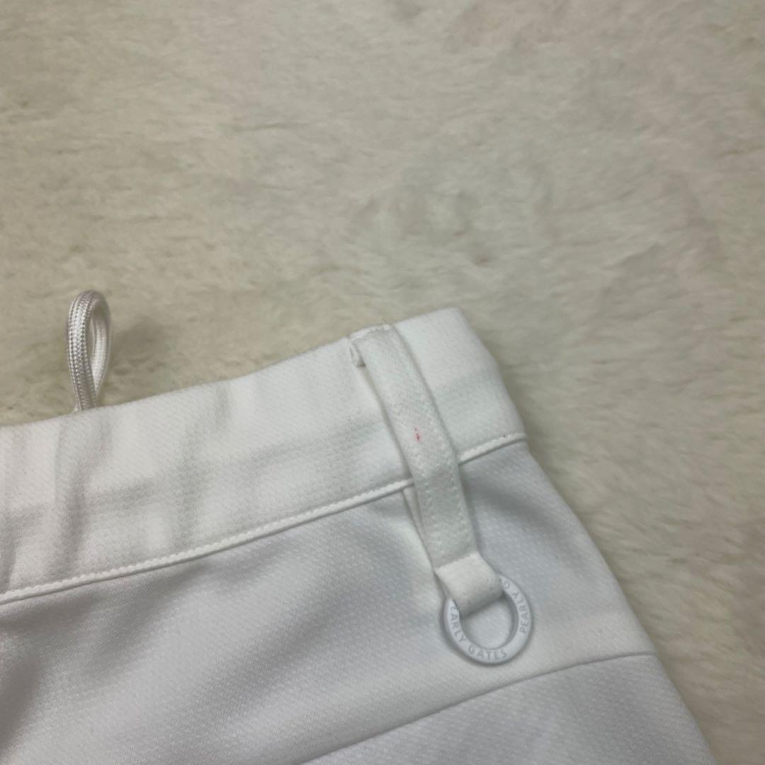 未使用級　PEARLY GATES ホワイトショートパンツ　春夏ゴルフ