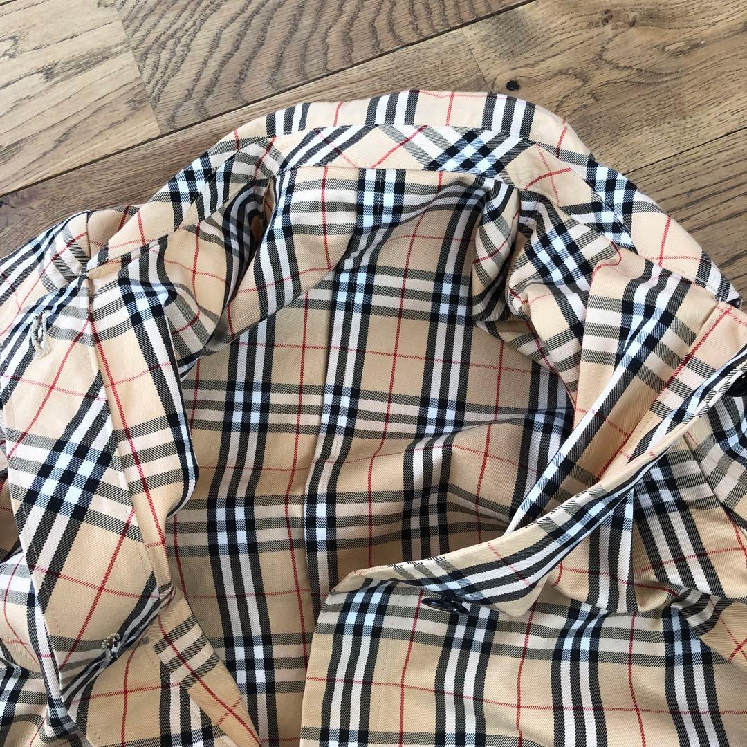 Burberryブルーレーベル　薄手シャツジャケット　38