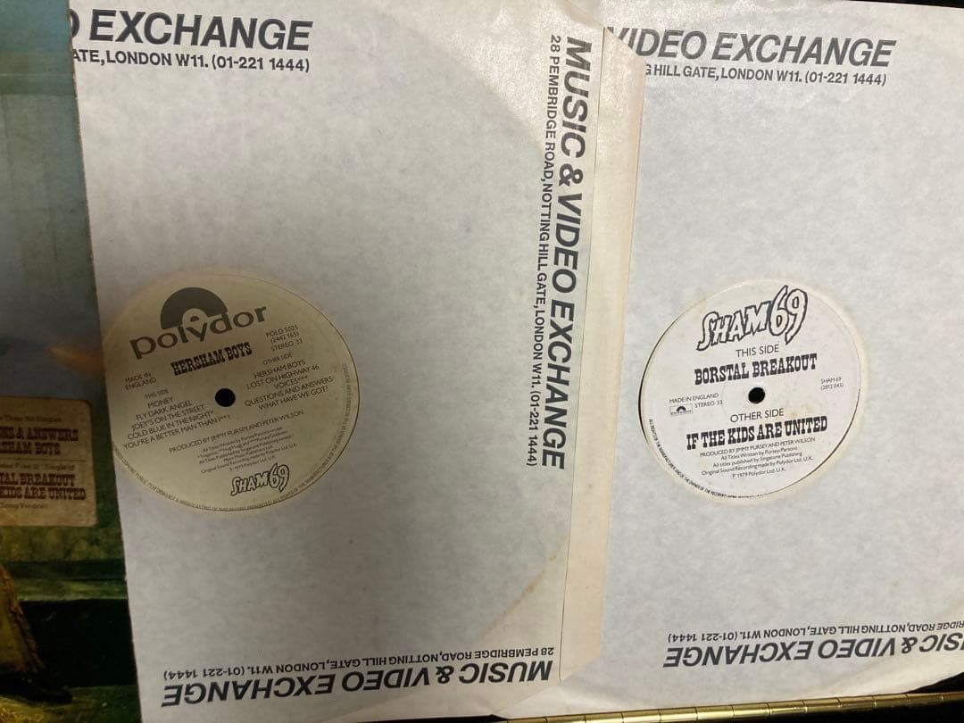 UK盤LP+12\" Sham 69 Hersham Boys パンク天国　oi