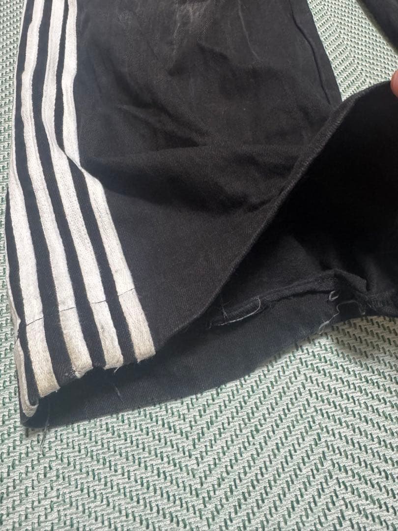 パンツ yori sport 5 stripe baggy denim30/34
