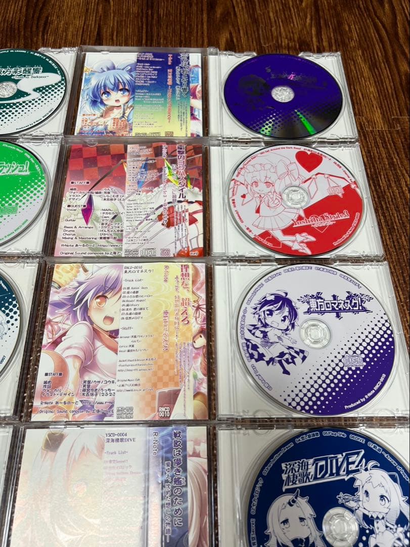 あ〜るの〜と のみ 14枚 まとめ 東方project CD 帯有