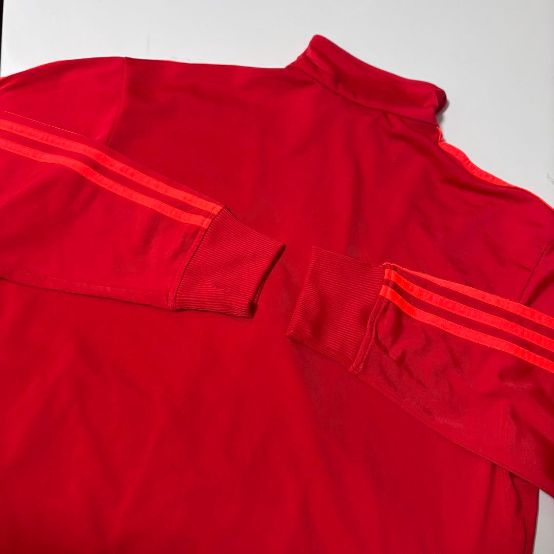 ☆希少　アディダス　ジャージ　トラックジャケット　ファイヤーバード　レッド　XL