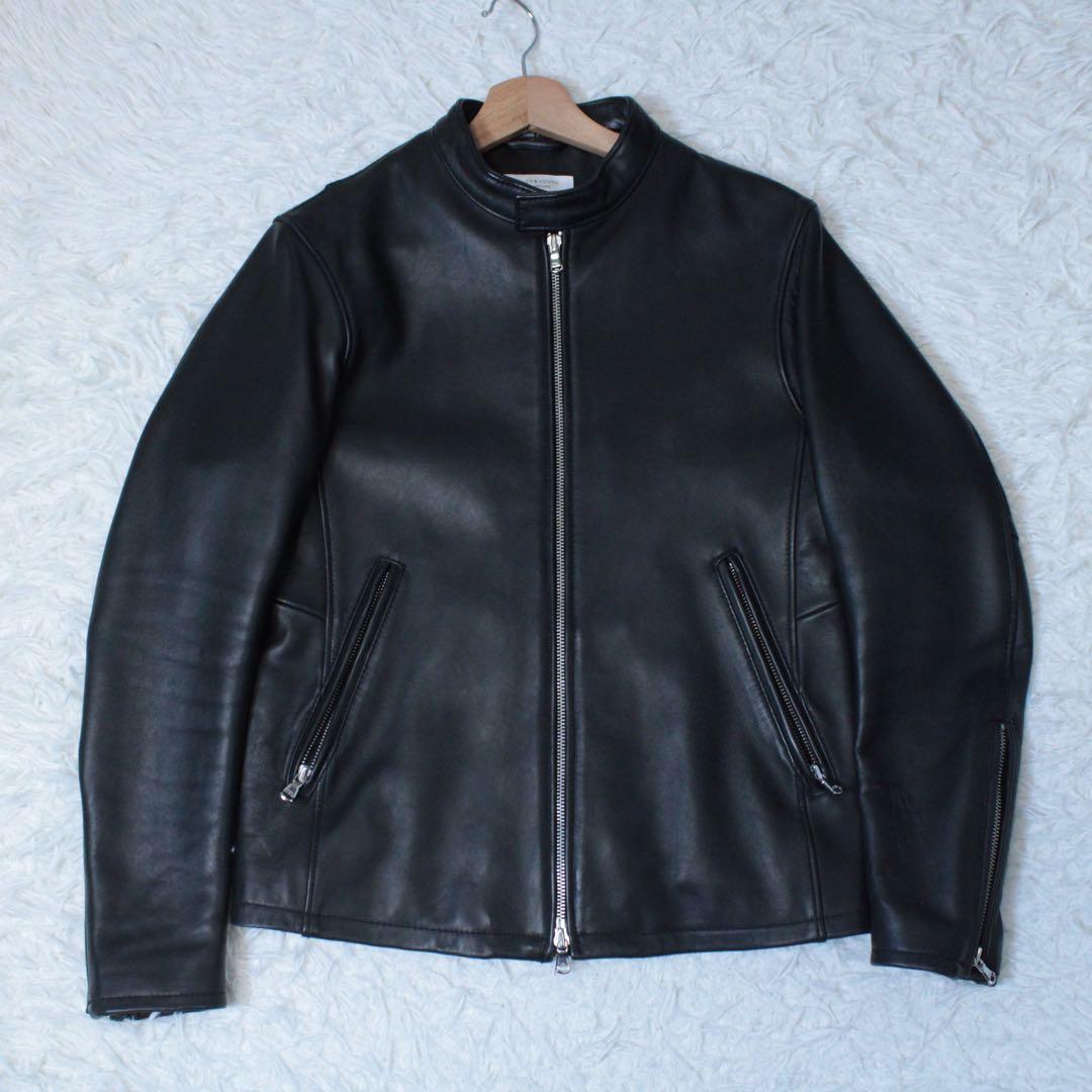 BEAUTY&YOUTH ユナイテッドアローズ シングルライダース 羊革 S 黒