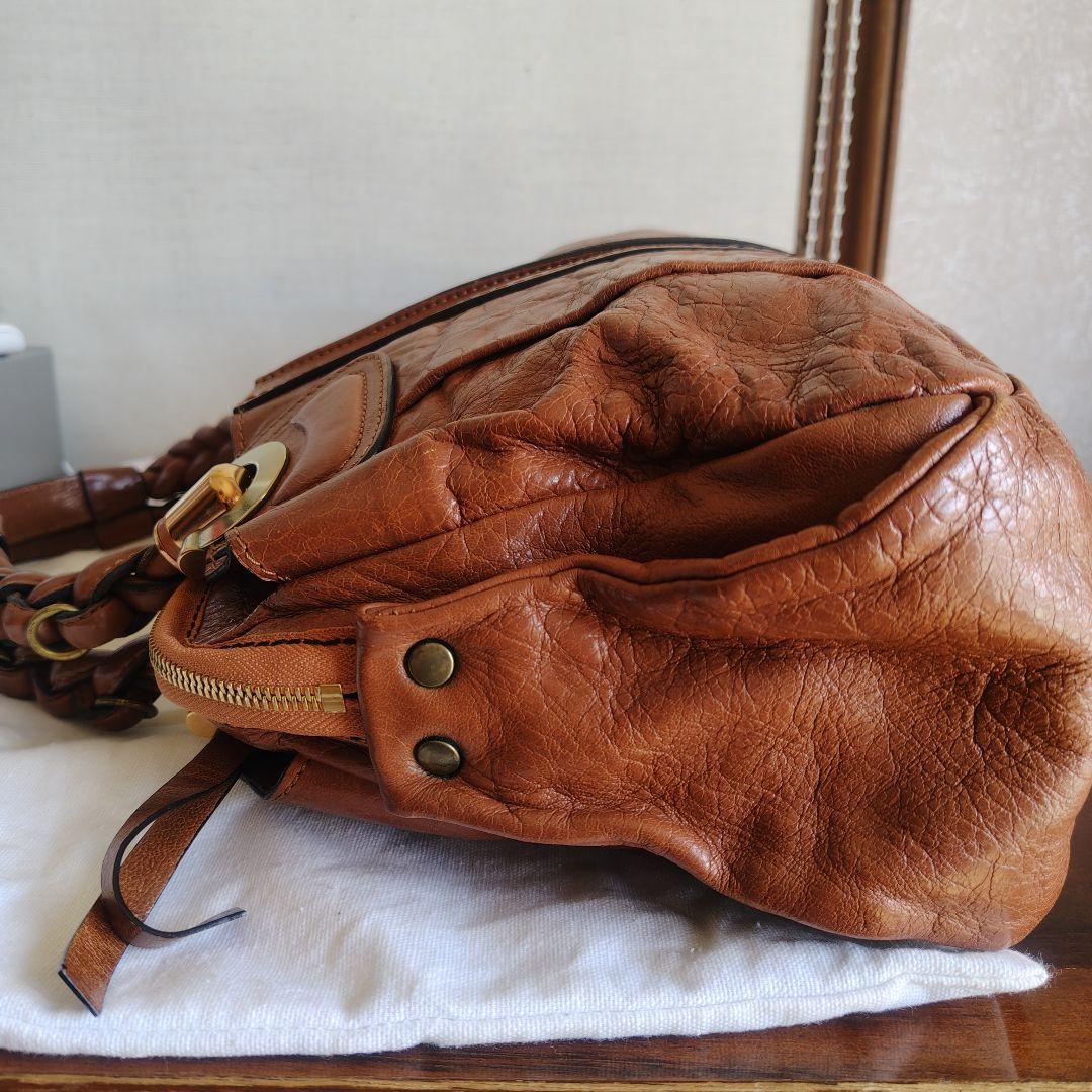Chloé エロイーズブラウンレザーバッグ