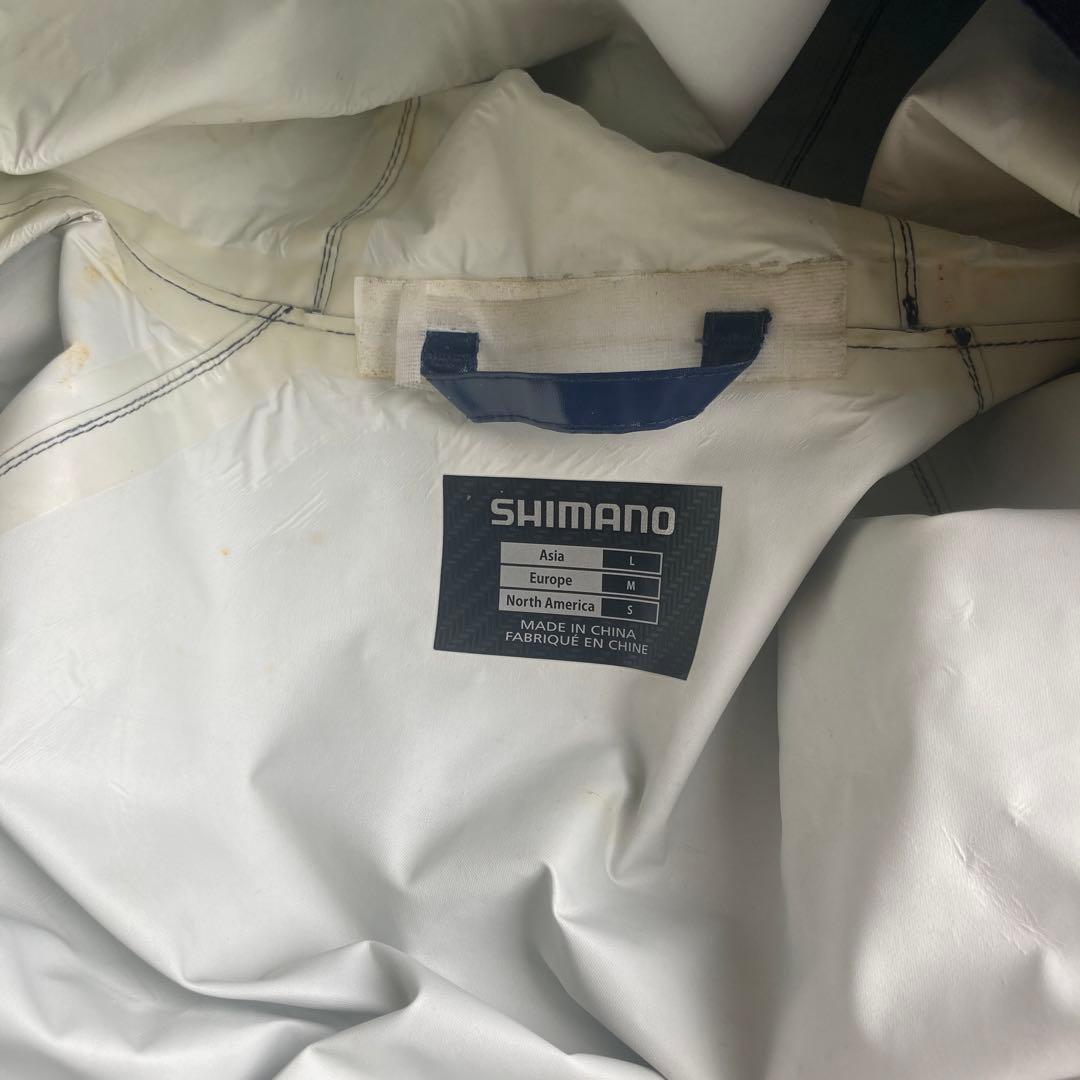 ★中古品★シマノ　マリンスーツ　RA-033R ネイビー　L size