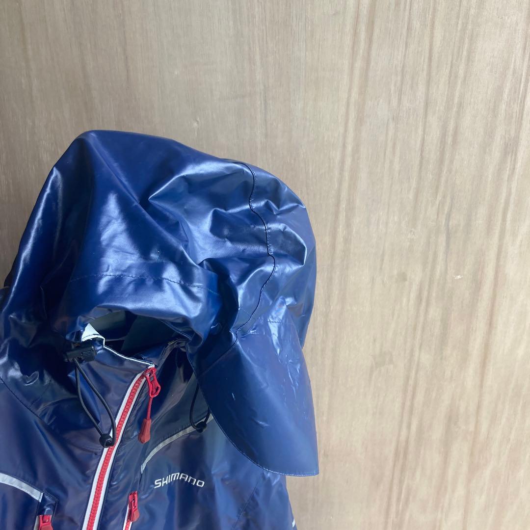 ★中古品★シマノ　マリンスーツ　RA-033R ネイビー　L size