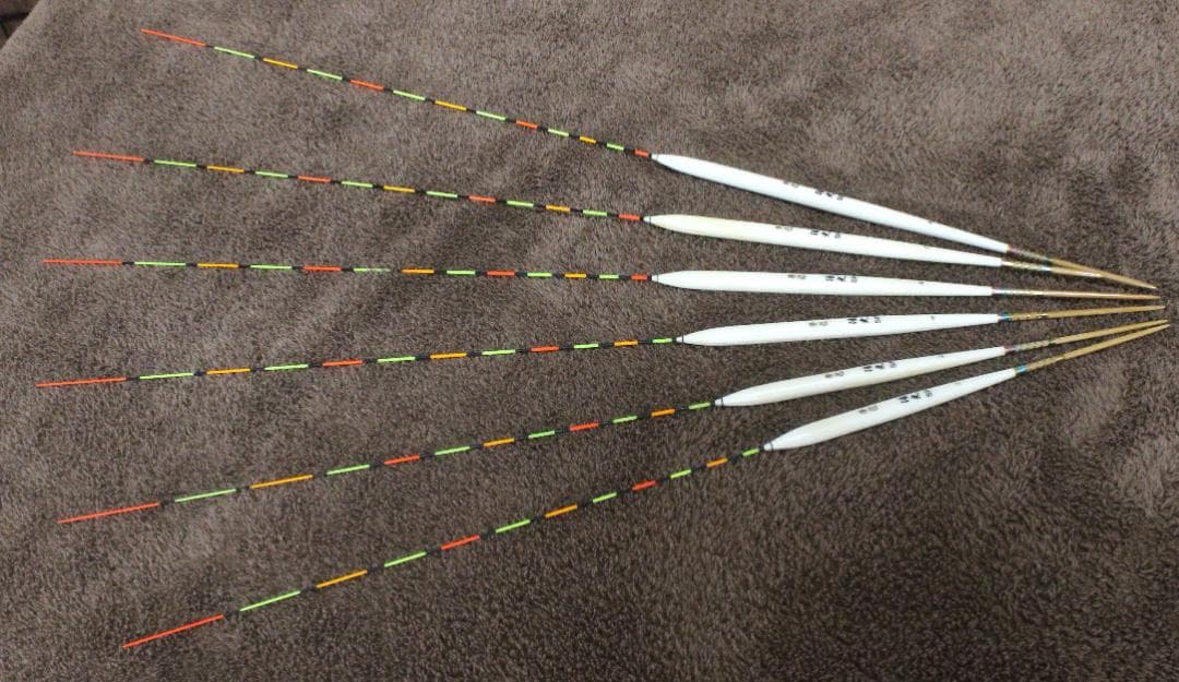 kanshin　ヘラ浮き　夢匠　陽光ＳＰ ５本セット　浮子箱、６番おまけ付