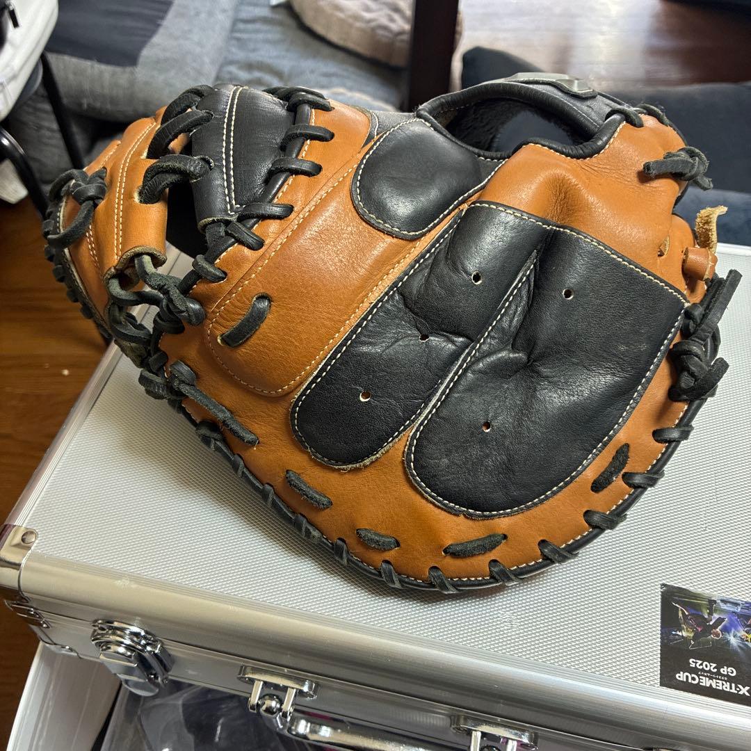 ハタケヤマ　軟式野球キャッチャーミット大人用