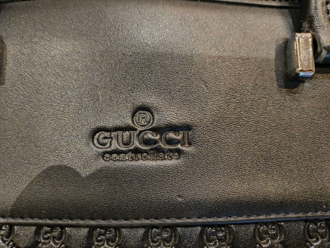 GUCCI　2way バッグ　グッチ　黒　メンズ