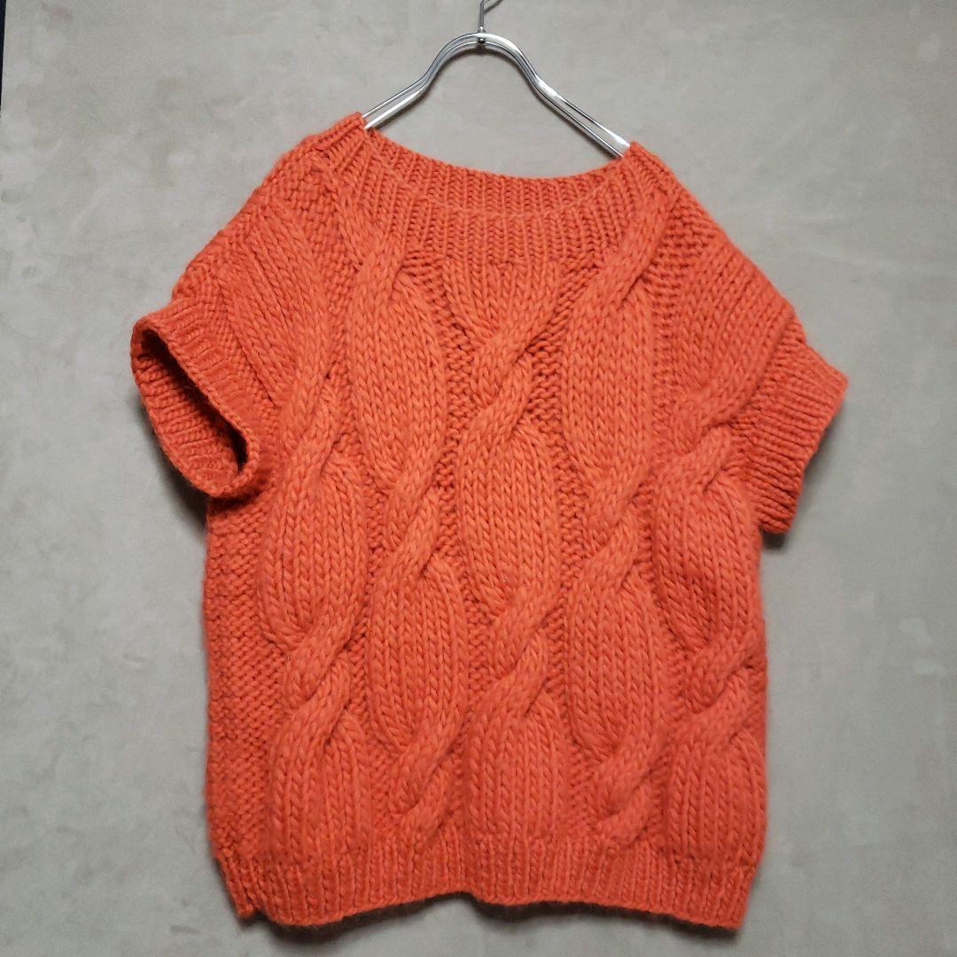 bshop MIRSTORES | 〈別注〉クルーネックベスト オレンジ