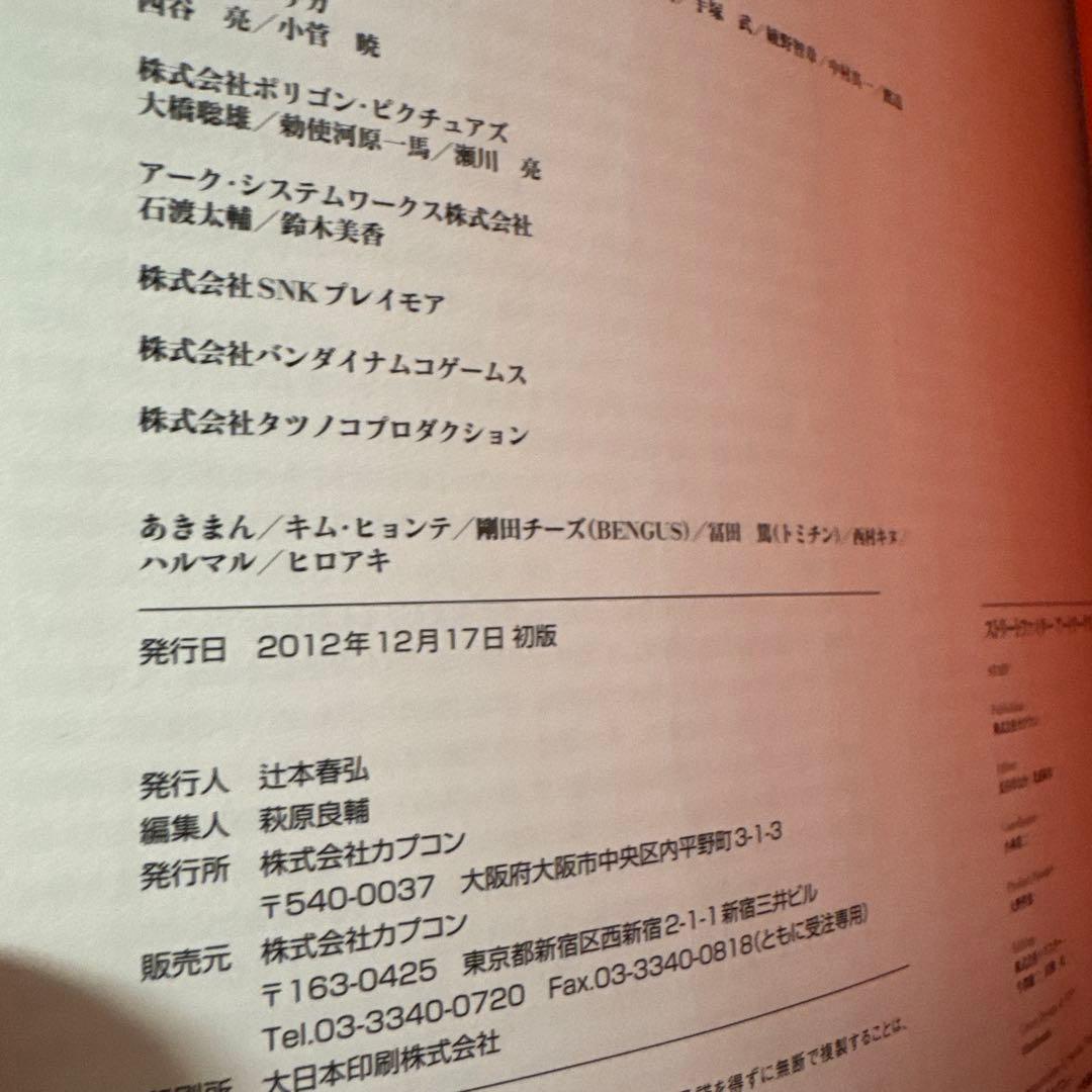 ストリートファイターアートワークス極